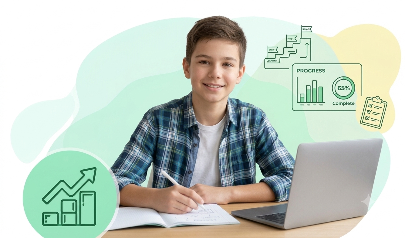 Structured Learning & Progress Tracking